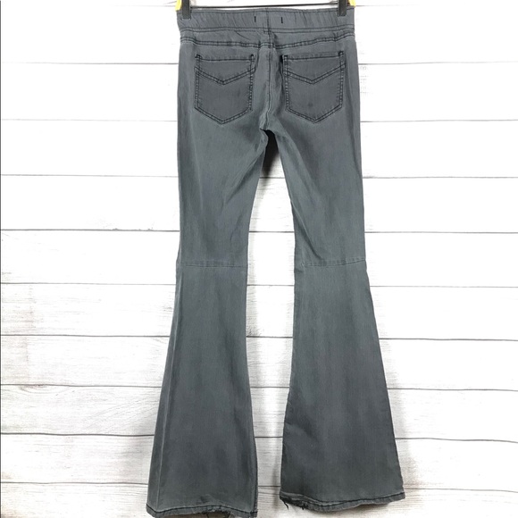 Free People Denim Bootcut Distressed Jeans Sz w27 - Picture 2 of 10